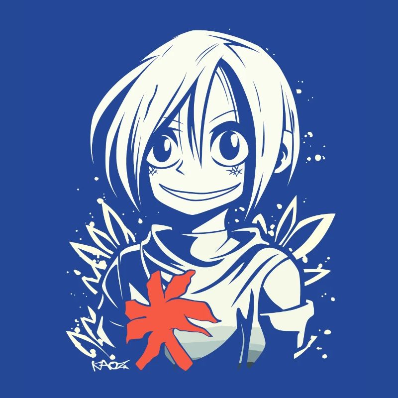 Die freundliche Anime Mädchen