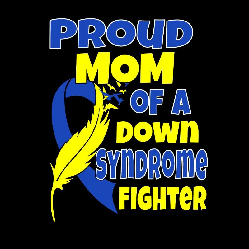 Stolze Mutter eines Down-Syndrom-Kämpfers Tshirt