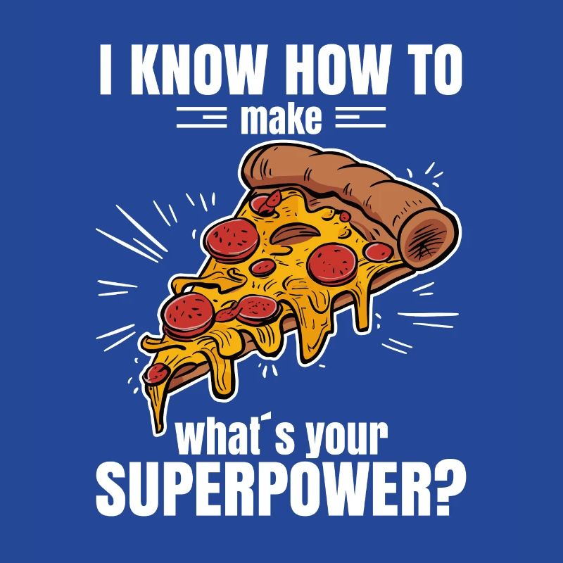 Funny pizza design