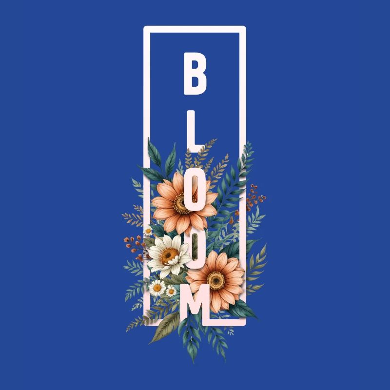 Bloom Botanischer Rahmen