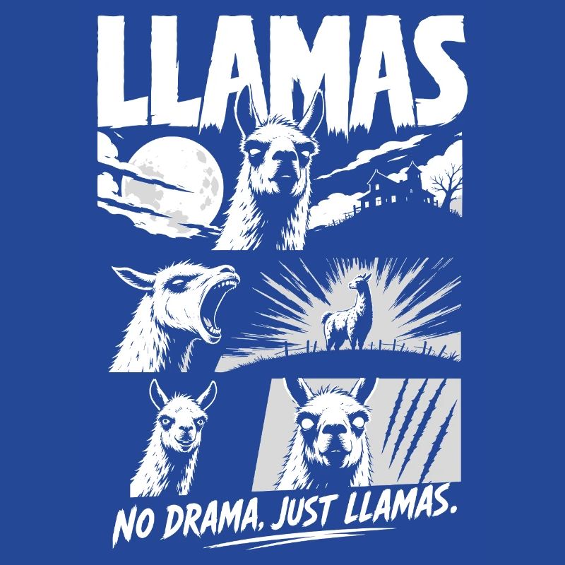 Lamas Horror Comic Pas de drame Art
