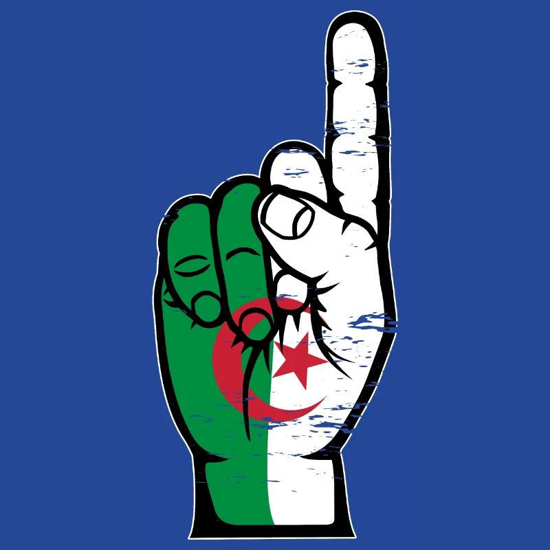 Drapeau de l’Algérie numéro 1 utilisé