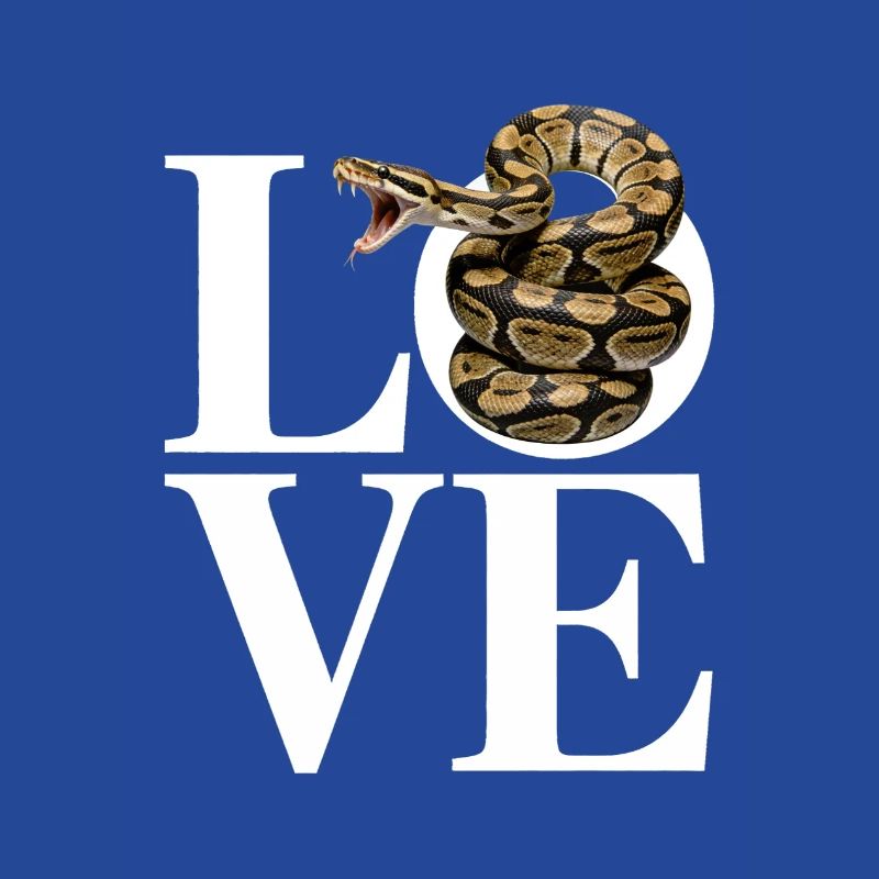 Les serpents rois Python ADORENT les pythons de terrarium