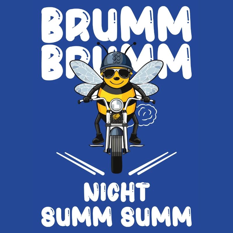 Bee Motorcycle Buzz Buzz Not Buzz Buzz White