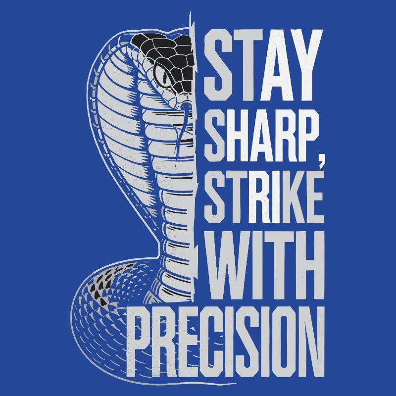 Cobra mit Präzisionszitat