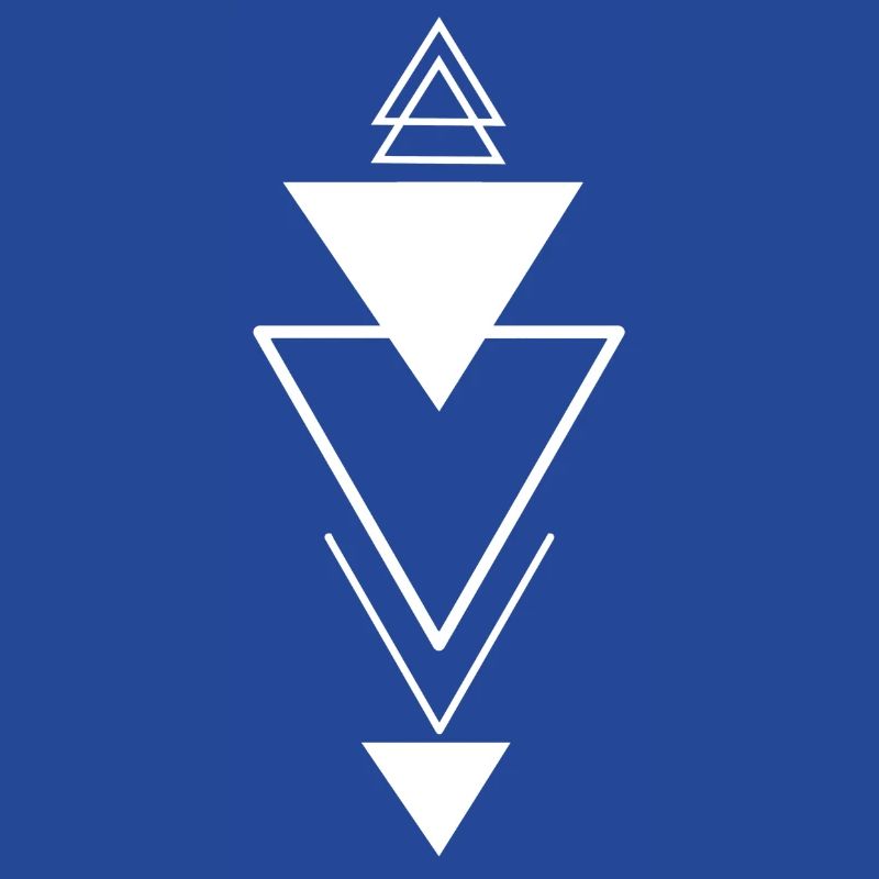 Triangular symbol (white)