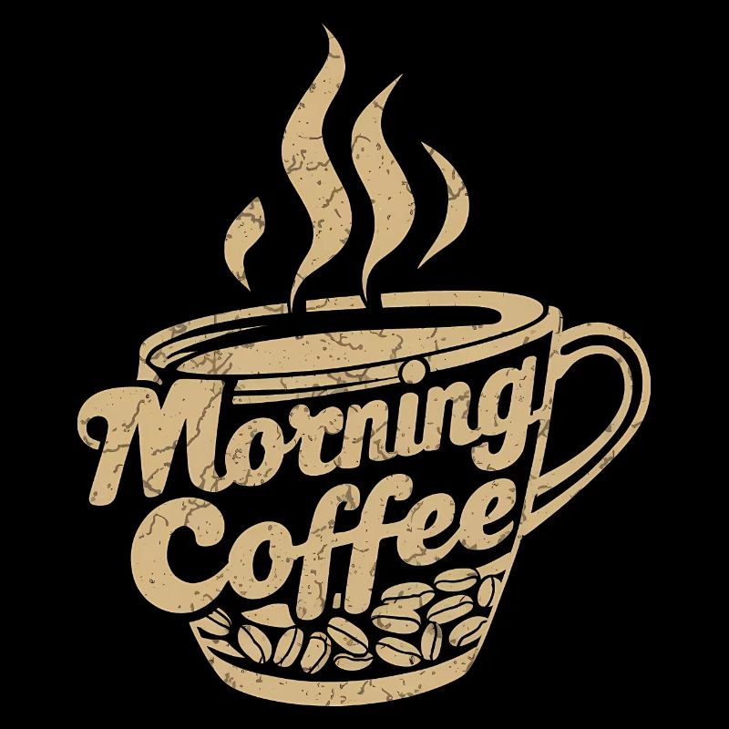 Morgendliche Tasse Kaffee