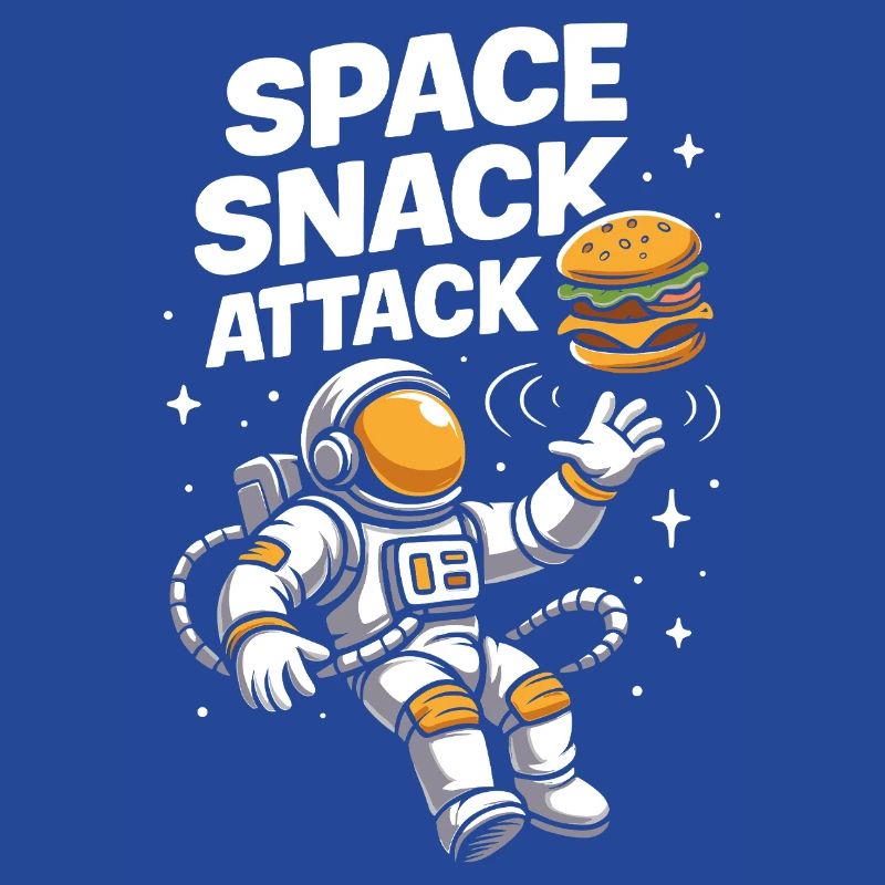 Conception spatiale du hamburger d'astronaute