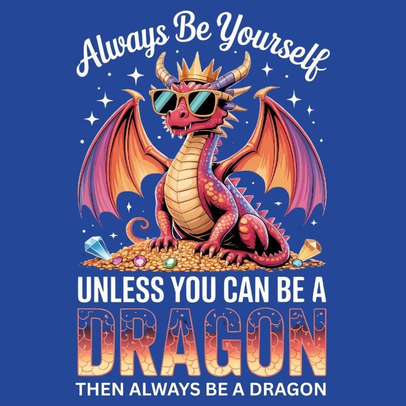 Sei immer du selbst, es sei denn, du kannst ein Drache sein