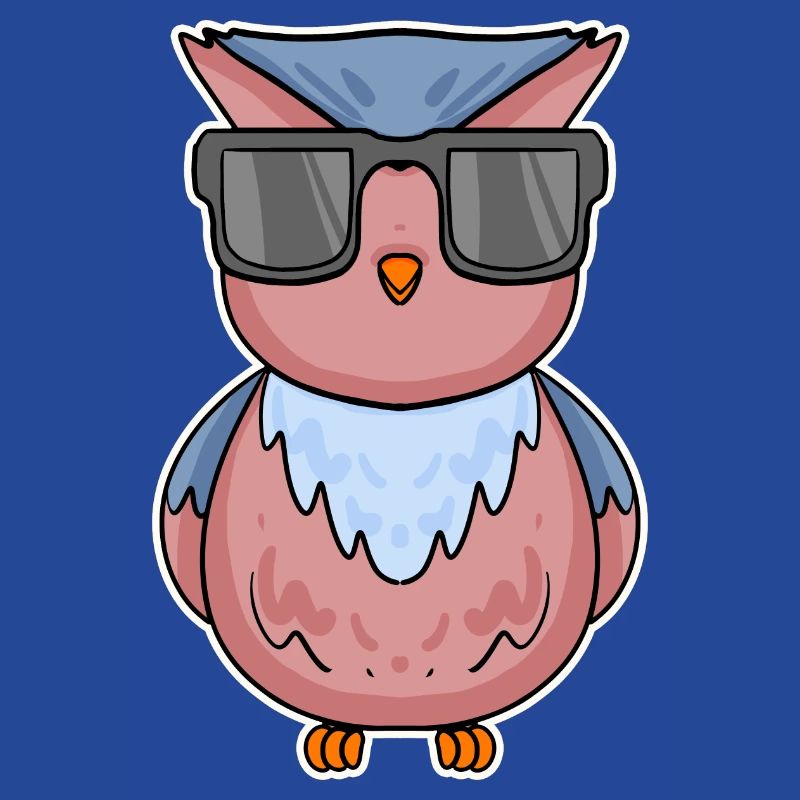 Eule mit Brille