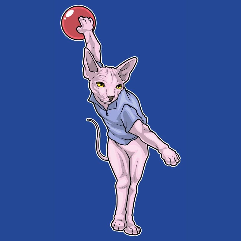 Sphynx Cat Bowling Boule de bowling