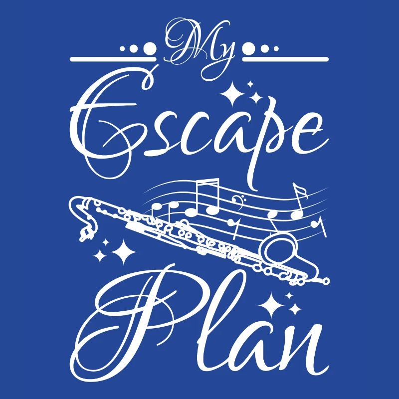 Mon plan d’évasion, jouer de la clarinette basse