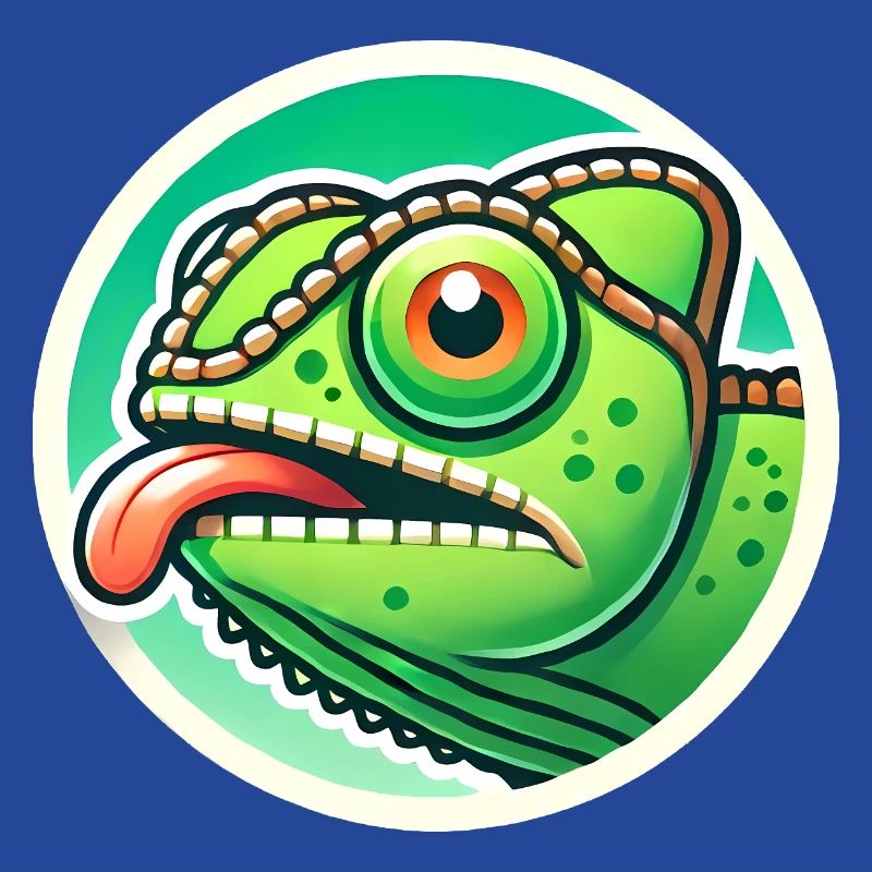 Conception originale de l’insigne de puissance caméléon