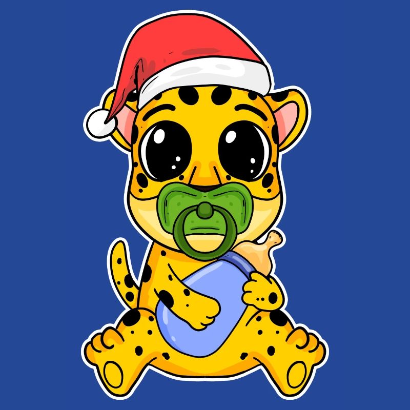 Bébé guépard Noël