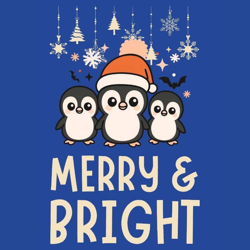 Cute and Bright Penguin Pattern