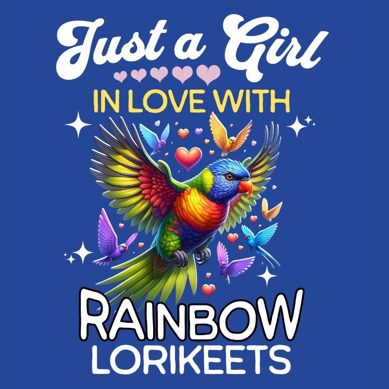 Regenbogenlori Mädchen Rainbow Lorikeet