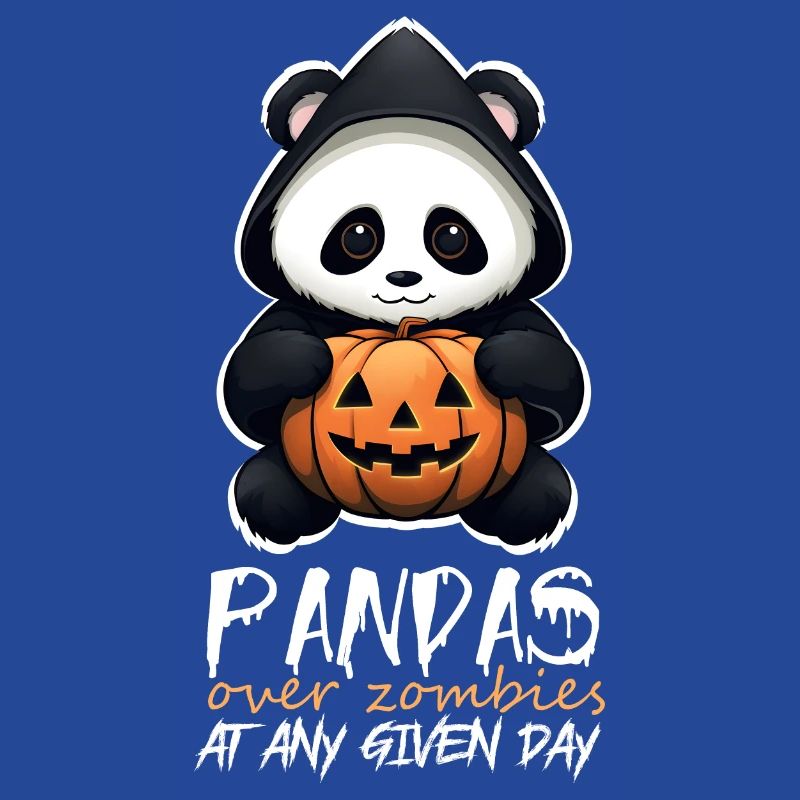 Amusing Halloween Sarcastic Panda Quote