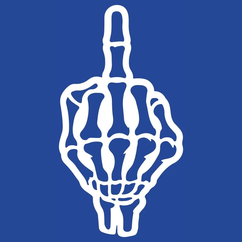 Skelett Mittelfinger Hand