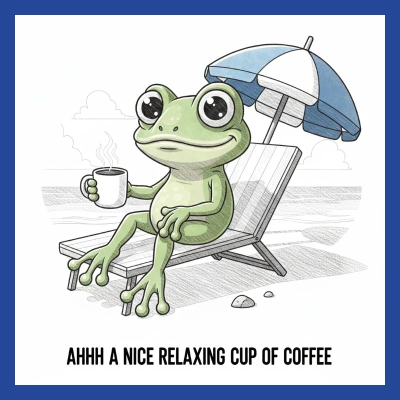 Frog Beach Coffee Chill