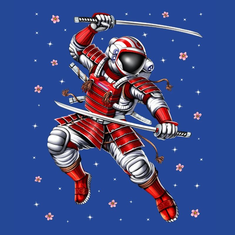 Astronaut Samurai Warrior
