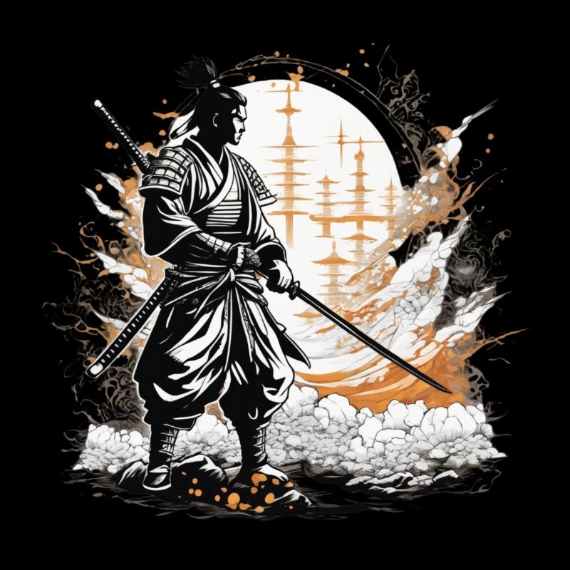 Samurai bereiten sich auf den Kampf vor