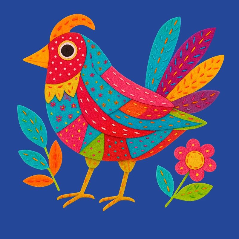 Patchwing – Der Stofffeder-Vogel