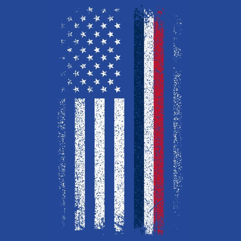 Drapeau en difficulté : Ligne bleue-rouge