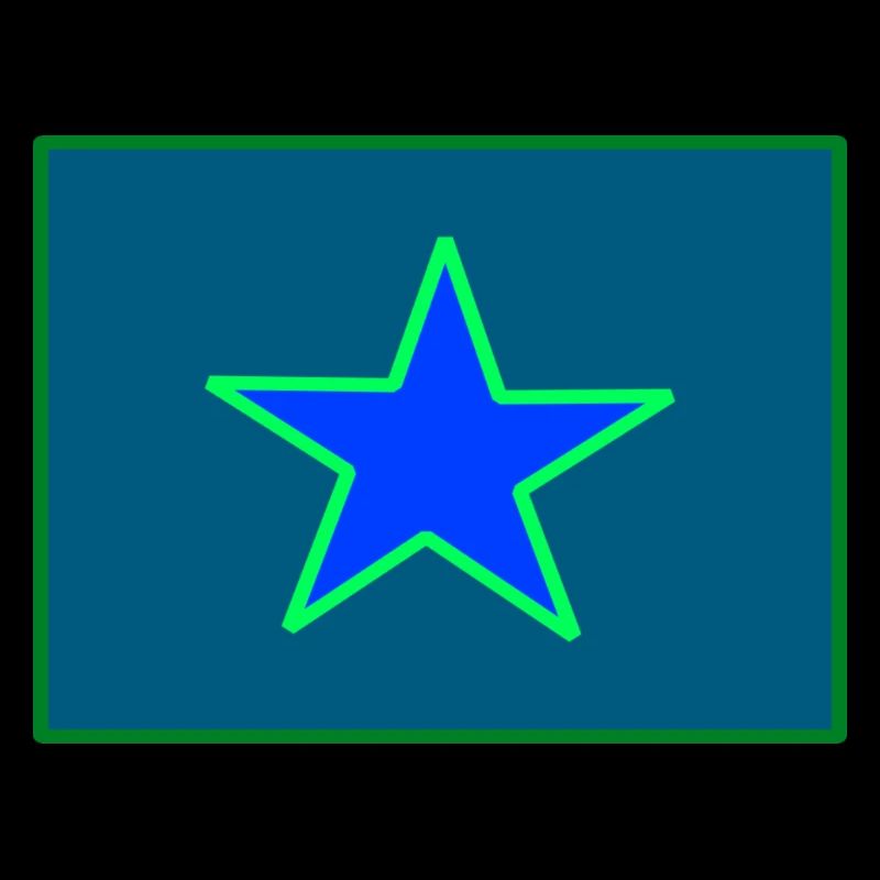 Étoile Vert Bleu