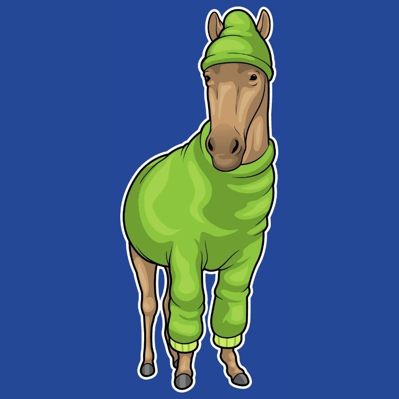 Pferd Pullover Mütze