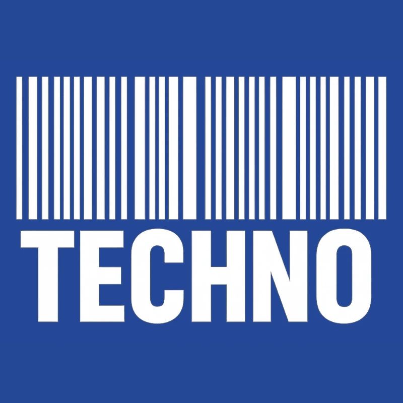 Techno Barcode Muster