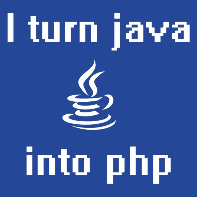 Ich verwandle Java in PHP