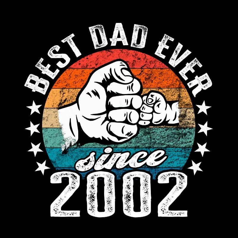 Bester Papa der Welt seit 2002 Vatertag