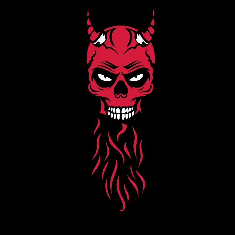 dead head hipster devil bearded beard fantasy luc