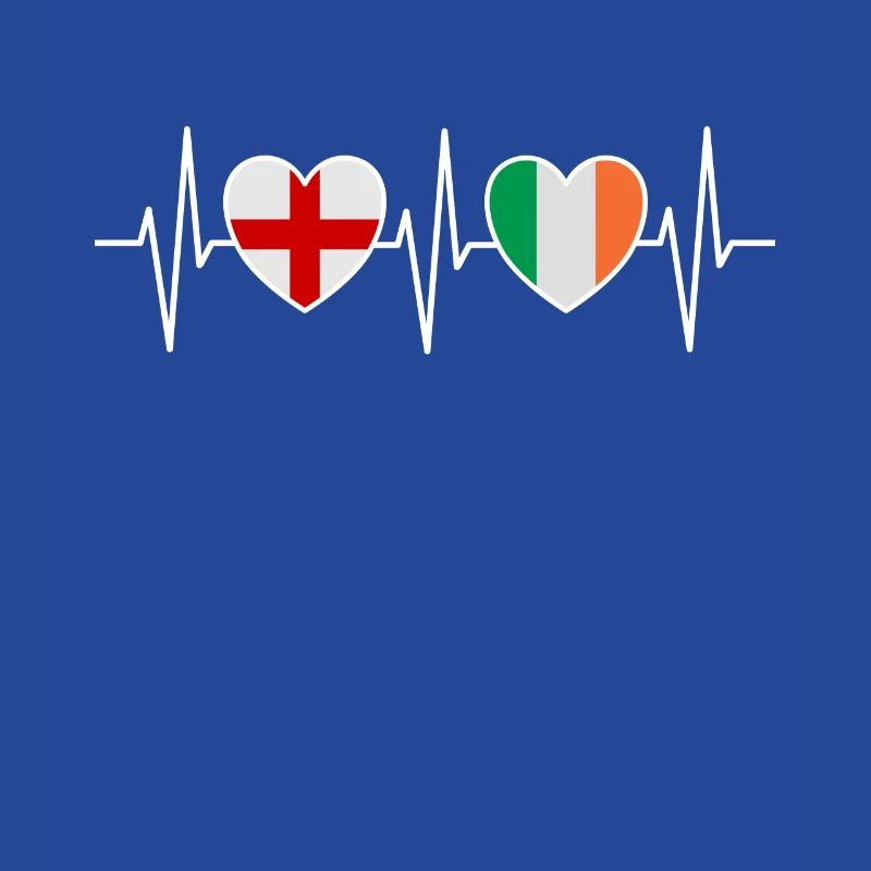 Drapeaux du drapeau irlandais de l’Angleterre et de l’Irlande