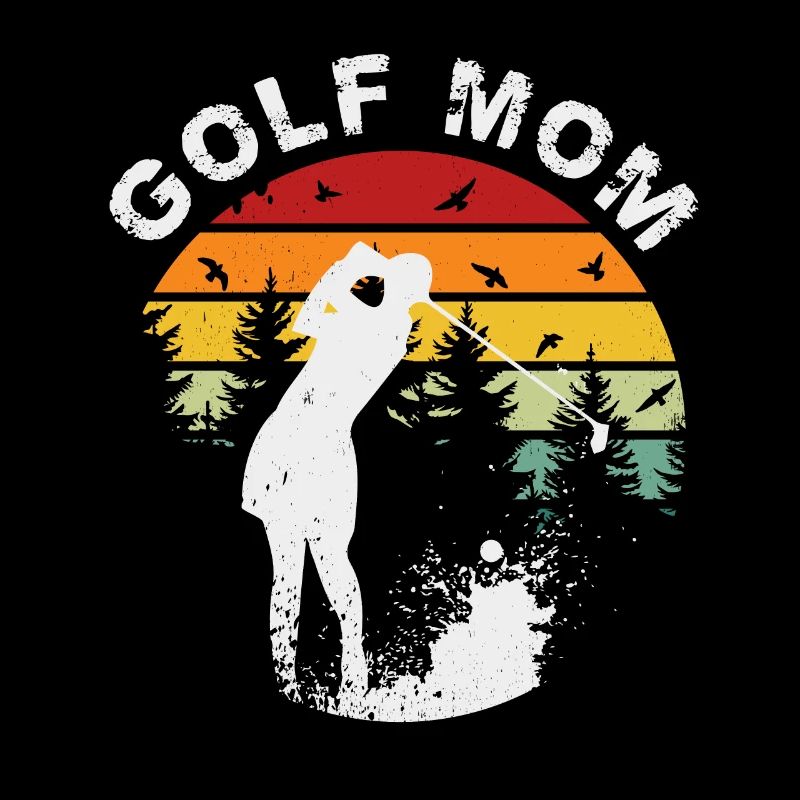 Golf Mom Muttertag Golferin Golf spielen Golfplatz