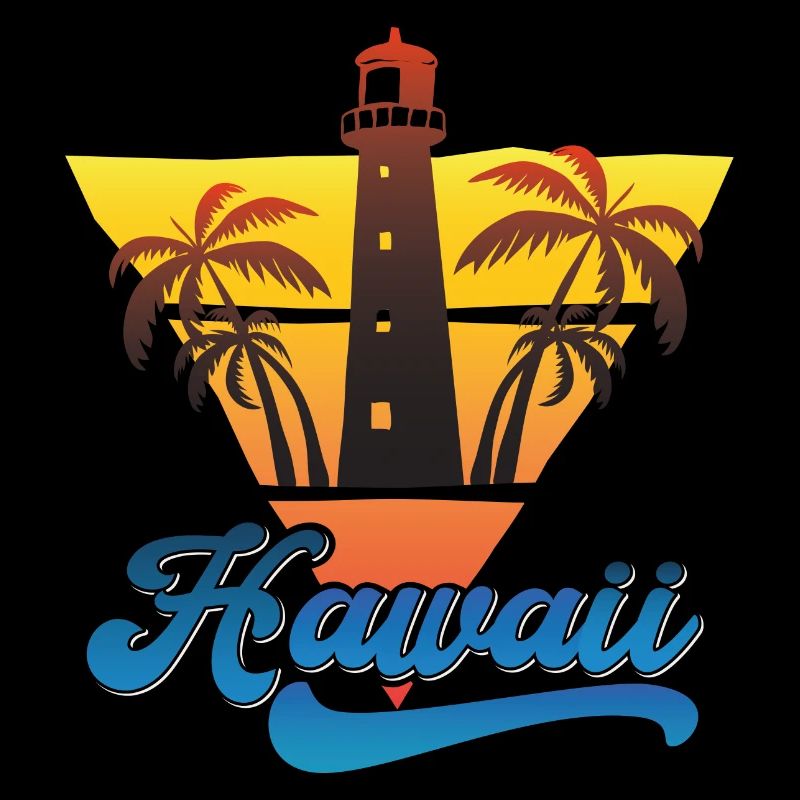 Conception de la plage du phare d’Hawaï