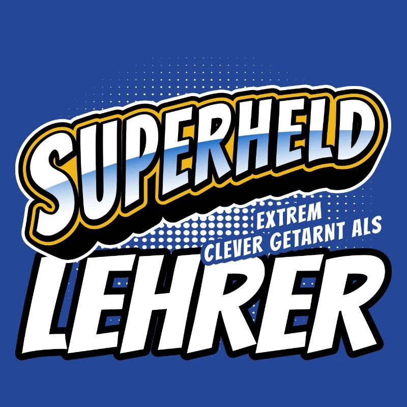 Superheld, clever getarnt als Lehrer