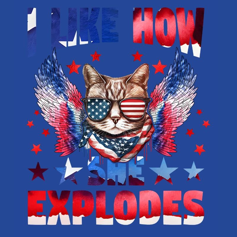I like how she explodes