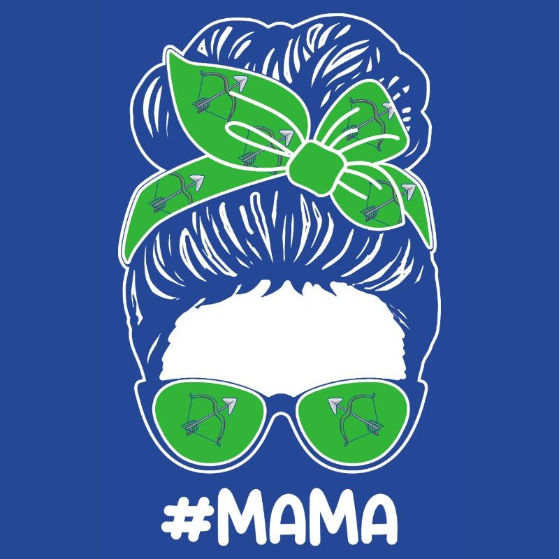 Bogenschütze Mama Mutter Bogenschießen