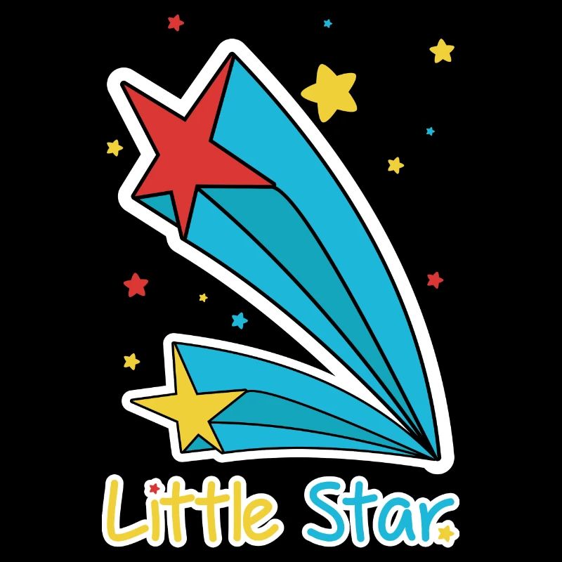 Little Star Shooting Comet Illustration