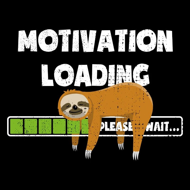 Faultier - Motivation wird geladen - bitte warten