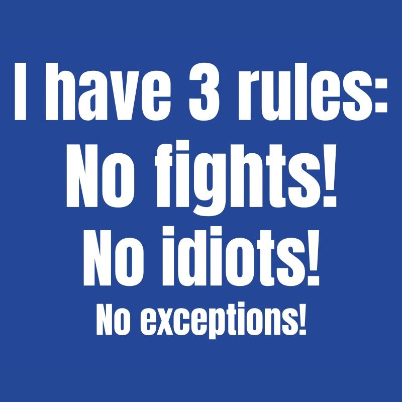 Türsteher oder Security hat seine drei Regeln.