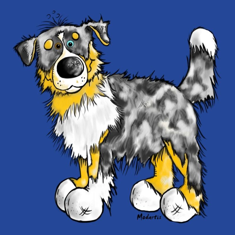 Australian Shepherd – Aussie – t-shirt design