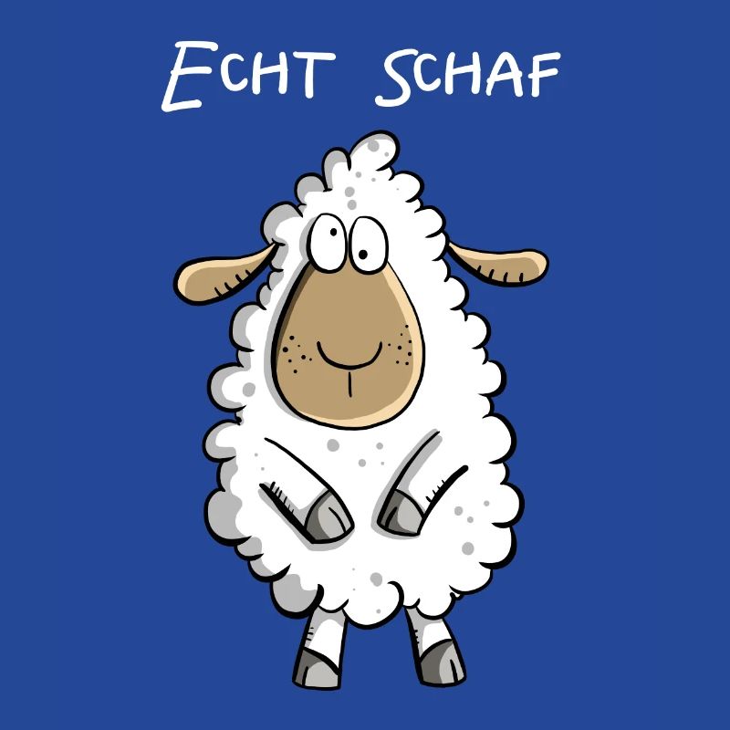 Echt Schaf I Cooles Schäfchen Comic Geschenk Fun