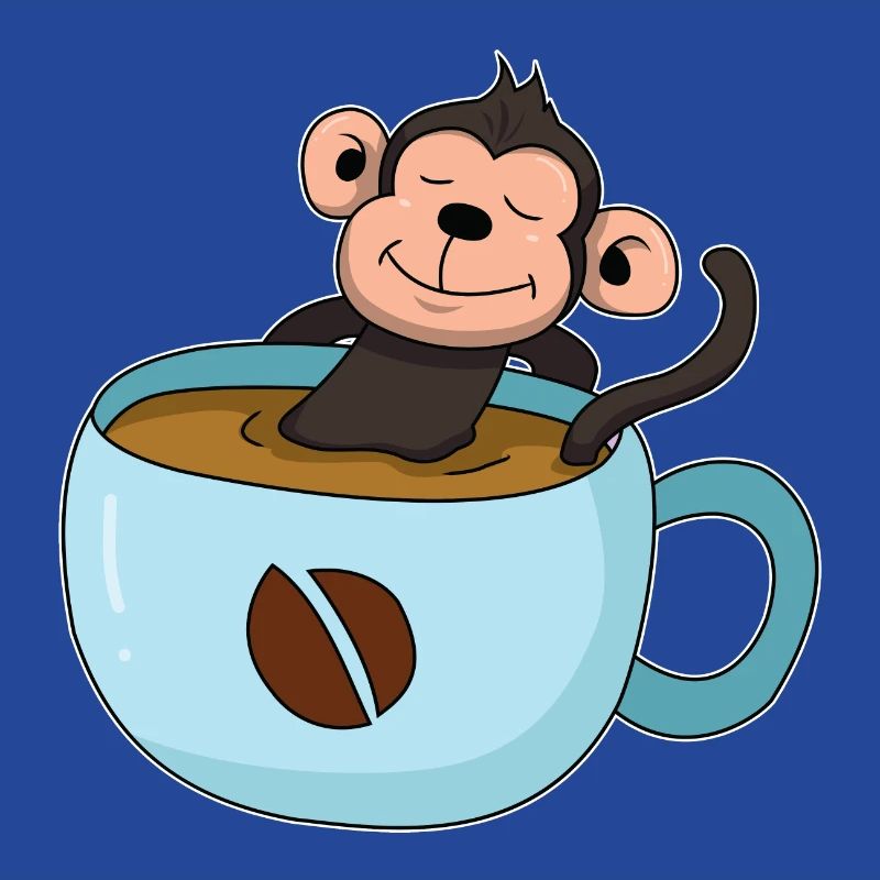 Kaffee-Äffchen