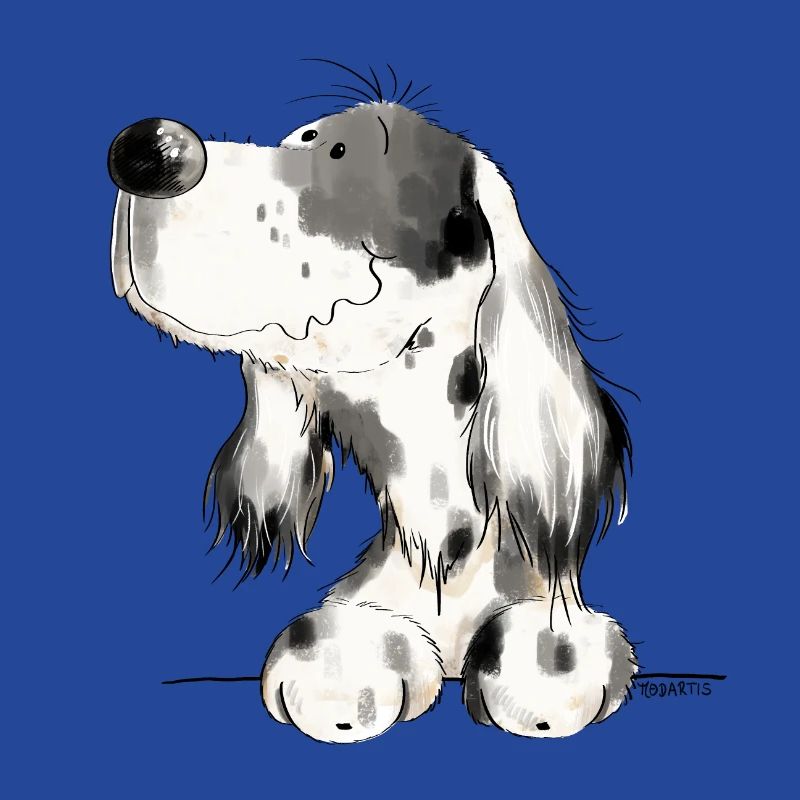 Englischer Setter I Hunde Comic Geschenk