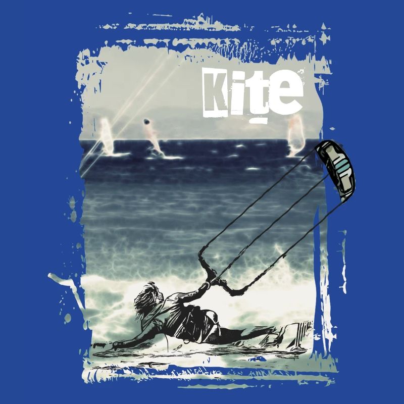 Kitesurfer kite glider