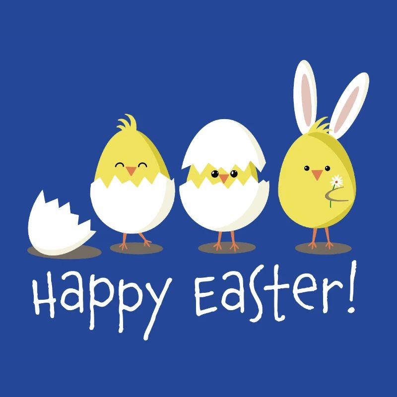 Happy Easter Chick Egg Easter Egg