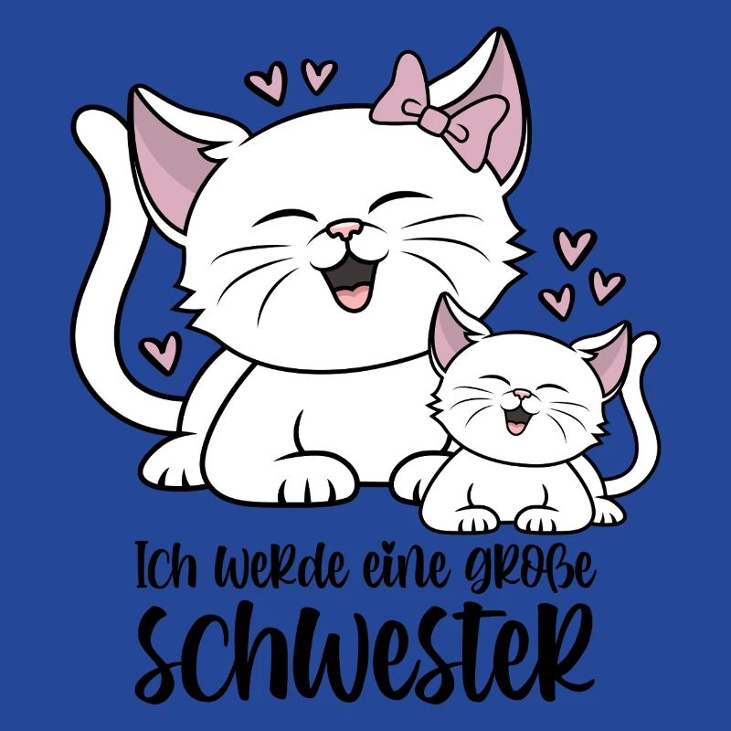 Ich werde eine große Schwester - Katzen Baby Katze