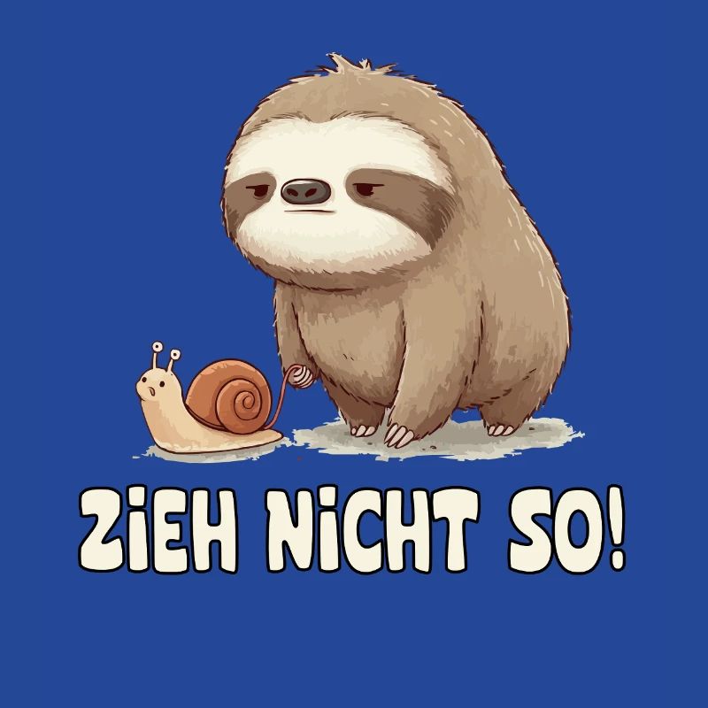 Pull Not So Sloth Cartoon